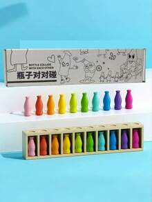 20 Colorful Bottles Memory Challenge Board Game, Matching Game To Train Thinking And Memory, Educational Exercise To Inspire Thinking And Memory, Suitable For Family Gatherings, Memory Competitions, Great Christmas Holiday Gift - Multicolor - View 2