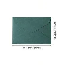 8Pcs Upgraded Thickened Linen Textured Envelopes, 6.34 X 4.41 Inch Large Capacity Mailing Envelopes For Postcard Letter Greeting Card Invitation Bill Sticker Storage, No Seal Stickers - 8Pcs - View 3