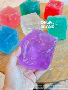 Glacier Jumbo Clear Cheese Squishy Toy - Multicolor - View 7