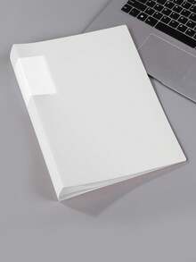 Essentiel de rentrée scolaire Dossier de poche transparent A4, sac de rangement pour copies d'examen d'étudiant, classeur de matériel d'apprentissage, organisateur de partitions et de chansons, dossier de collection de certificats, fichier de documents de bureau, classeur à feuilles mobiles - Pièce unique - Voir 15