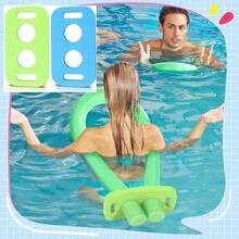 Blue Solid Sponge Foam Float Stick Anti Drowning Swimming Training Pool Float Noodle For Kids Adults - A - View 5