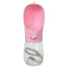 Bouteille d'eau portable pour animaux de compagnie, convient aux petits chiens, grands chiens et chats, conception étanche pour l'extérieur, idéale pour Chihuahua, Bouledogue français et autres races, parfaite pour les promenades en plein air et le camping - Multicolore - Voir 12