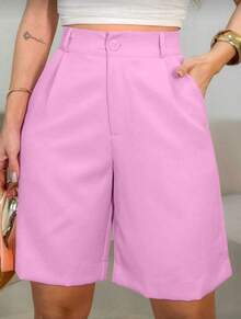 Women Shorts - Watermelon Pink - View 2