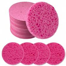 8/20 Round Facial Cleansing Sponges, Compact Cleansing Sponges, Specially Designed For Makeup Removal, Exfoliation, And Cleaning, Perfect For Travel Cleaning Use - A - View 7