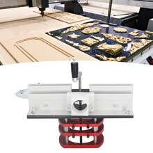 Router Lift With Top Plate Router Lift Base Carpentry Grooving Beveling Workbench Aluminum Alloy - A - View 3