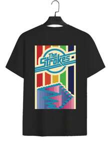 Camiseta de hombre Julian Casablancas Rock Five-Piece Band - estilo1 - Ver 1