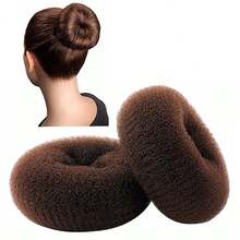 1 buah Alat Pembuat Sanggul, Pembuat Sanggul Donat, Pembuat Sanggul, Alat Penata Rambut, Aksesori Rambut - MultiWarna - View 12
