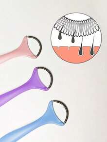 1pc Painless Facial Hair Removal Device, Portable Spring Roller Epilator, Built-In Spring Epilation Head, Lightweight Hair Removal Tool - Multicolor - View 7