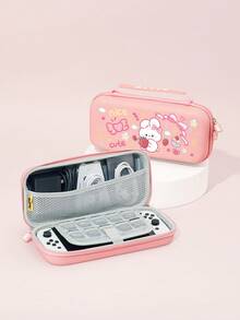 New Switch 2 Protective Case (2025) Game Accessory, 1pc Compatible With Switch 2/Switch OLED/Switch NS/Lite, Cartoon Strawberry Rabbit Pattern Protective Shell, Storage Bag, Switch Battery Version Game Console Accessory Protective Case, Anti-Scratch Cover, Free Joystick Cap, Best Gift Compatible With Switch Game Players. - Multicolor - View 24