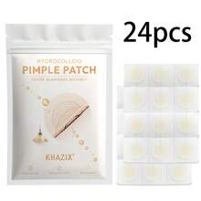 24 Pieces Of Transparent Hydrogel Patches - Highly Adhesive, Gentle And Non-Irritating, Invisible And Breathable. Suitable For Daily Facial Care. - Round - View 10