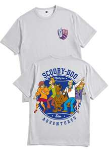 Strevion SCOOBY-DOO Men's Cartoon Graphic Short Sleeve Crew Neck T-Shirt - Multicolor - View 1