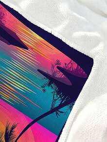 Quick Dry Beach Chair Towel With Storage Bag - Perfect For Leisure And Travel Beach Essentials - Multicolor - View 9