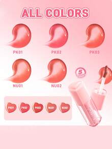 PINKFLASH Lip Tint Is Hydrating And Long-Lasting, Waterproof And Smudge-Proof With Bright, Vivid Shades. It Resists Fading And Transfer. Ideal For Gen Z And Y2K Lovers For Parties And Dates, It's Also A Perfect Portable Gift For Birthdays And M - #NU02 - View 7