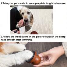 Small And Medium Pet Nail Care Nail File, Dog Nail File, Dog Anti-Scratch Square File, No Battery Required - single hole - View 8
