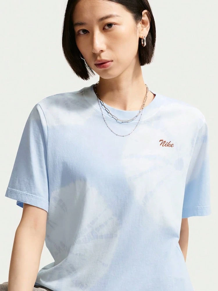 Nike 女款 AS W NSW SS TEE 短袖針織無領 T-Shirt TIW1212-407 - 淺藍色 - 查看 1