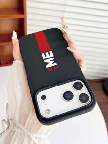 1 ốp lưng điện thoại họa tiết chữ tương phản IT IS ME dọc, phong cách nhiếp ảnh đường phố cá tính, thiết kế lỗ lớn tối giản chống sốc, dày 1.6mm, bảo vệ điện thoại tốt hơn với khả năng chống sốc và chịu va đập, tương thích Apple 11/11 Pro/11 Pro Max, 12/12 Pro/12 Pro Max, 13/13 Pro/13 Pro Max, 14/14 Pro/14 Plus/14 Pro Max, 15/15 Pro/15 Plus/15 Pro Max, 16/16 Plus/16 Pro Max, 17/17 Pro/17 Air/17 Pro Max, 7/8/7 Plus/8 Plus, X/XS/XR/XS Max - màu đen - Xem 3