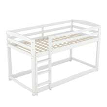 Kids Bed With Frame - Pine Wood Grey 90x200cm - 白色 - 查看 11