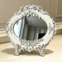 European Style Makeup Mirror, Vanity Mirror, Bathroom Mirror Suitable For Bedroom Dressing Table, Also Can Be Given As A Gift - Multicolor - View 7