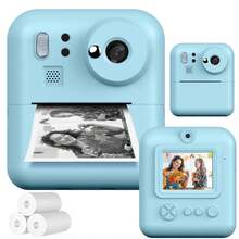 Kamera Digital Cetak Instan HD 1080P Baru, Dilengkapi Kertas Cetak dan Kartu Memori 32G, Kamera HD Ganda, Sempurna untuk Perekaman Video dan Fotografi, Cocok untuk Remaja dan Pemula, Hadiah Ideal untuk Anak Laki-laki dan Perempuan. - MultiWarna - View 11