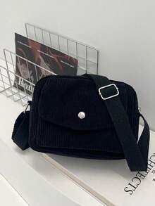 1pc Back To School Mini Fashion Minimalist Solid Color Cute Crossbody Bag, Lightweight Zipper Closure Coin Purse, Perfect For Daily, Travel, Vacation, Shopping, Outing - Multicolor - View 6