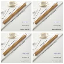 4pcs Minimalist Long Bar Solid Wood Cabinet Pulls L Shaped Oak Walnut Drawer Handles For Kitchen Cupboard Wardrobe Furniture Hardware Accessories - 4pcs - View 11
