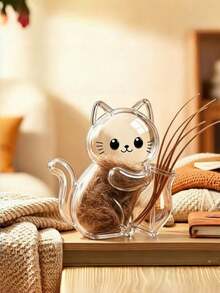 1pc Cat Whisker Storage Bottle Magnetic Refrigerator Magnet Storage Bottle Pet Hair Refrigerator Magnet Accessory Cat/Dog Hair Collection Bottle Pet Memorial Bottle (Pet Hair Not Included) - Multicolor - View 6