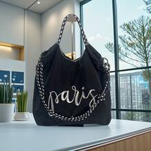 New Embroidered Tote Bag, Niche Large Capacity Versatile Commuter Shoulder Crossbody Bag - Multicolor - View 18