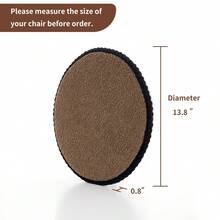 2pcs/4pcs/6pcs Chair Seat Cushions, Foam Chair Pads, Suitable For Indoor Dining Room And Living Room Chairs, Office Chairs, Non-Slip Design, Durable Fabric, Comfortable For Home - Khaki - View 3