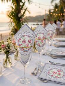 20/40 piezas de servilletas de papel con diseño floral de rosas para cócteles, desechables, para fiestas, invitados, verano, servilletas de papel/servilletas de decoupage/decorativas/toallas de mano para baño, boda, fiesta de cumpleaños, cena al aire libre, baby shower, decoraciones de fiesta, fiesta de té - servilleta de papel - Ver 2