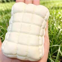Bantal Nanas Mini Motif Kotak Slow Rebound Mochi Squishy, Mainan Remas Fidget TPR Tekstur Lembut Anti-Stres, Mainan Dekompresi Tangan Estetik Kawaii, Ornamen Meja Lucu Hadiah untuk Remaja & Kolektor Dewasa - MultiWarna - View 3