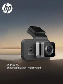 HP High Definition Dash Cam, 2K Resolution, 3-Inch LCD Color Screen, Voice Control & Parking Monitoring, Supports Up To 128GB Storage, Full Protection For Driving - Black - View 6