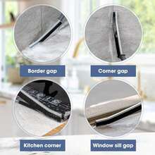 1pc Long Handle Gap Cleaning Brush, Heavy Duty Deep Cleaning Brush, Suitable For Bathroom, Bathtub, Kitchen, Tile Gaps, Window Tracks And Various Narrow Gaps, Multi-Functional Household Cleaning Tool - Standard Model - View 5