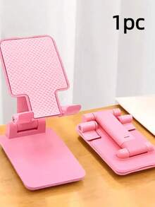 [Durable Phone Stand] Compact And Durable Pink Polycarbonate Phone Stand | Adjustable, Foldable Ergonomic Design | Suitable For Daily Office Use | Stable And Portable, Multi-Angle Viewing,Back To School Season - Phone Stand - View 12