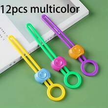 1/3/6/12pcs 3-Color Snack Fresh-Keeping Twist Ties With Creative Food Sealing Rings, Cable Organizer, Kitchen Storage Fresh-Keeping Tool - Multicolor - View 16
