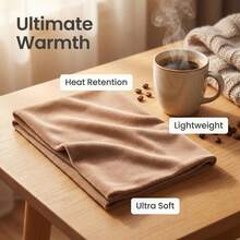 4pcs Double-Sided Fleece Neck Warmer Face Mask, 4 Colors, One Size - Multicolor - View 5