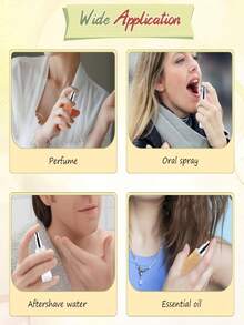 1pc Luxury 5ml Refillable Perfume Bottle, High-End Crystal Rhinestone Perfume Spray Bottle, Suitable For Outings, Shopping, Outdoor Gatherings, Travel, Camping, Running, Cycling, Hiking And Other Activities, Bottom Fill No-Pry Bottle, Leak-Proof And No-Spray Leak, Reusable, Suitable For Room, Bedroom, Daily Use, Perfume Decanting, Perfume Sprayer, Refillable Container - Multicolor - View 6