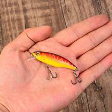 6pcs Professional Hard Baits - Japanese Best-Selling Sinking Minnow Lures, Suitable For Bass And Pike. - Multicolor - View 6