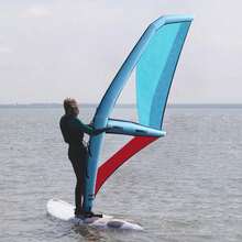 SENDERPICK Inflatable Paddle Inflatable Sail Professional Inflatable Paddle Board 360° Rotation Base - Blue and Red - View 8
