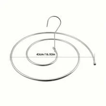 1pc Spiral Bedding Drying Rack Multi-Functional Balcony Home Use Large Round Rotating Clothes Line Hanger Organizer For Drying Bed Sheets Duvet Covers Towels Pillows Garments Storage - View 7