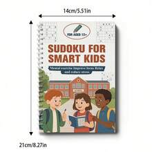 兒童數獨活動練習本，每日數字益智習慣培養專注力，單本，可選 3-6 6-9 9-12 12+ 歲 - 數獨 - 查看 3