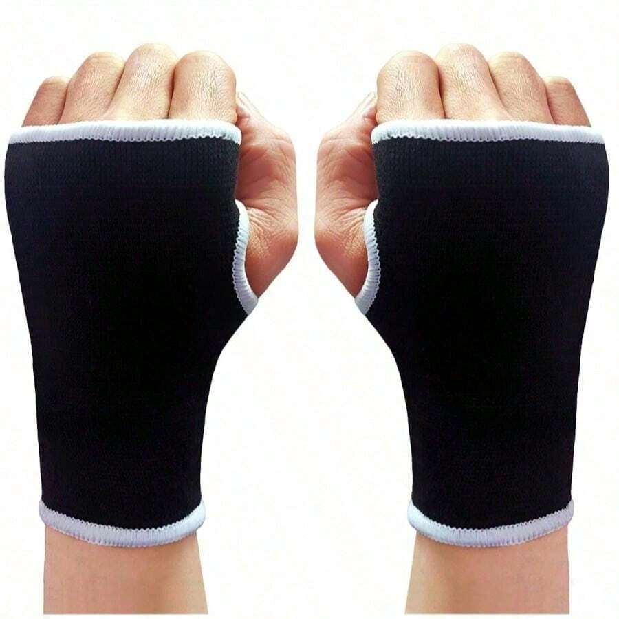 Compression Wrist Bandage Tendon Protection Breathable Support Wrist Guard, Suitable For Yoga, Basketball, Tennis And Other Sports, High Elasticity Knitted Design (Single Pack) - Multicolor - View 1
