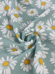 1pc Fresh Daisy Floral Series Fabric, Sewing Decorative Fabric DIY Patchwork Handmade Sewing Material, Pre-Cut Patchwork, Suitable For Quilting DIY And Beginners, Applicable For Handmade Sewing And Patchwork Decorative Material - Multicolor - View 24