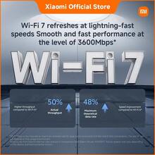 Router BE3600 UK Version – Dual Band WiFi 7 Wireless Router With 2.5G WAN/LAN Port 3600Mbps Speed 4 High-Gain Antennas WPA3 Encryption Mesh Support MiWiFi ROM Xiaomi Home App Control AX/BE Standard For Home Use - Black - View 3