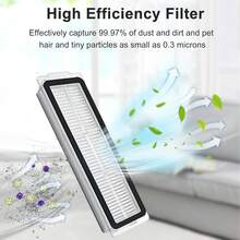 25 Pcs Replacement Accessories Kit Compatible With Xiaomi Robot Vacuum 5, 5 Pro, Spare Parts, Include 2 Mian Brush, 6 Side Brushes, 4 Filters, 6 Mop Pads, 6 Dust Bags And 1 Cleaning Tool - 5 Pro - View 5