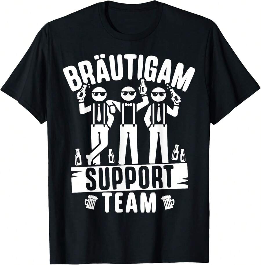 Men T-Shirts - Black - View 1