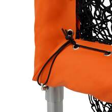 Adjustable Height Baseball Pitching Net, Portable Training Net With 9 Target Pockets For Softball Pickleball Training - Orange - View 6