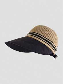New Women's Wide Brim Foldable Sun Hat, Suitable For Summer Outdoor Activities, Beach, Travel And Golf - Multicolor - View 10