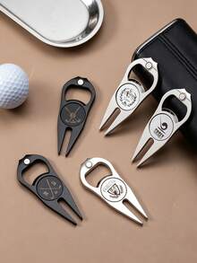 Personalized Golf Ball Marker & Divot Repair Tool, Custom Golf Tool, Golf Divot Repair Tool, Men's Groomsman Golf Gift, Golf Accessories, Gift For Him, Best Gift For Dad - Multicolor - View 2