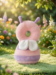 Upgraded Baby Head Protection Pillow, Thickened And Widened, Baby Head Protection Pad For Crawling And Walking, Adjustable Breathable Head Protection Pillow, Baby Walking Supplies, Upgraded Thickened Cartoon Butterfly Design Head Protection Pad - Pink Bee - View 10