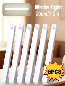 6入組感應式櫥櫃燈 LED感應小夜燈 衣櫥燈 USB充電感應燈,適用於臥室、廚房、浴室、衣櫥、書桌、櫥櫃、樓梯、走廊、居家房間與節慶裝飾 - 感應櫥櫃燈 - 查看 27